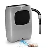 AIRTHEREAL T1 Touchless Vacuum Automatic Dustpan with 2 Operation Modes - Ultra Fast & Powerful Corded Canister Vacuum for Sweeping Salon, Pet Hair, Food, Dirt, Kitchen, 20Kpa Max Suction