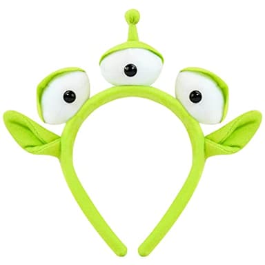 U-Zomir Halloween Headband, Alien Plush Headband for Adults, Costume Accessories for Theme Party Cosplay and Halloween