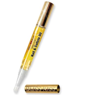 Bliss Kiss | 1 Crisp Fragrance | Nail Oil Cuticle Pen w/Vitamin E & Jojoba⏤Nail Strengthener Nail Growth Serum for Brittle Peeling Breaking Thin Nails