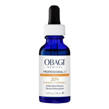 Obagi Professional C Serum 20%, Vitamin C Facial Serum with Concentrated 20% L Ascorbic Acid for Normal to Oily Skin, 1.0 Fl Oz Pack of 1