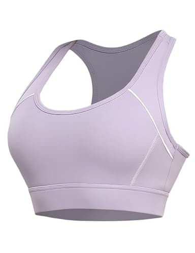Paeceioni Sports Bras for Women High Support, Everyday Comfy Sports Bras Purple(XL), X-Large