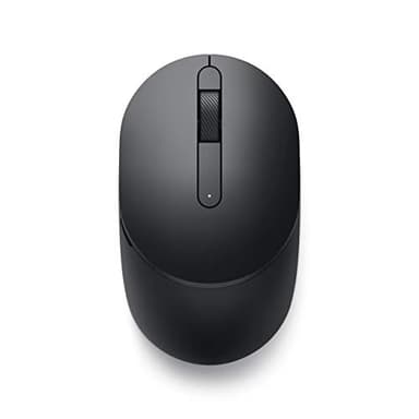 Dell Mobile Wireless Mouse - MS3320W, Wireless - 2.4 GHz, Bluetooth 5.0, Optical LED, Mechanical Scroll, 1600 DPI, 3-Buttons - Black