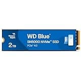 Western Digital 2TB WD Blue SN5000 NVMe Internal Solid State Drive SSD - PCIe Gen 4.0, M.2 2280, Up to 5,150 MB/s - WDS200T4B0E