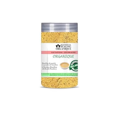 Blessfull Healing Organic Chicken Bouillon & Broth Powder (All In One Chicken Seasoning Powder) 100 Gram