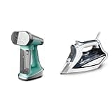 Rowenta 2-in-1 Steamer & Iron, XL Soleplate Steamer, Focus Iron with Stainless Steel Soleplate