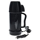 RoadPro 12V 20-Ounce Hot Pot II RP5021 - Electric Coffee Mug Travel Kettle Hot Tea Maker Portable Water Boiler DC 12 Volt Electric Kettle - Black
