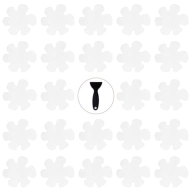 Secopad Original 24PCS Upgraded Gentle Bathtub Stickers Non-Slip, Safety Shower Treads Adhesive Appliques with Premium Scraper