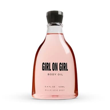 Billie Gene Body Girl on Girl Body Oil – Silky Nourishing Moisturizer with Jojoba & Shea Butter – Vegan and Cruelty-Free – Sweet Vanilla, & Jasmine & Orange Blossom Fragrance for Glowing Skin 5.4oz