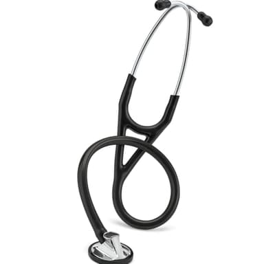 3M Littmann Master Cardiology Stethoscope, 2160, Stainless Steel Chestpiece, 27" Black Tube