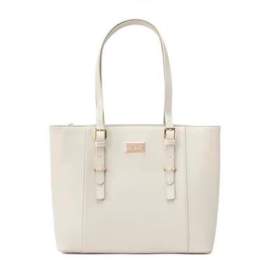 LDS Temple Bag for Women – Premium Travel Tote to Carry Your Temple Attire – Stylish Clothing Organizer With Pockets for Shoes, Garments, and Worship Essentials (Beige)