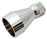 Showerhead Aerated Spray 2.4 GPM Full Flow Chrome All Brass High Velocity Shower Head