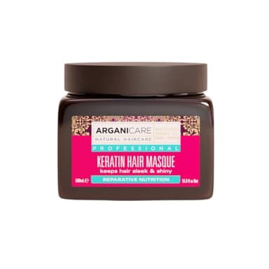 Arganicare | Keratin Range | REPAIR AND NUTRITIOUS MASK | With Organic Keratin | Nourishes, Thickens & Protects | Fortifies & Regenerates the internal fiber | Dry and Damaged Hair | 16.91 fl oz