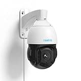 REOLINK 4K PTZ Security Camera System, 360 Degree View PoE Camera with 16X Optical Zoom for Outdoor Surveillance, Auto Tracks Human/Vehicle/Pet, Two-Way Talk, 260ft IR Night Vision, RLC-823A 16X