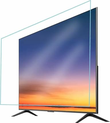 HOTAPEPU 55 Inch Anti Glare TV Screen Protector, Protective Display Anti-Glare Film for Reduces Eye Strain, Easy Installation,55 Inches(1221x689mm)~/
