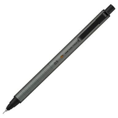 Uni Kuru Toga Metal Mechanical Pencil, Auto Lead Rotation, 0.5mm Fine Point, All-Metal Body, Phantom Grey, M5KH1P.23