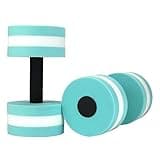 Set of 2 Water Dumbbells Aerobics Swimming Pool Dumbbells for Exercise, Sports Aquatic Exercise Dumbbells Set Foam Dumbbells Fitness Resistance Barbells Float Water Aerobics Equipment for Weight Loss