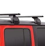Wonderdriver Roof Rack Cross Bars 200lb Compatible with Jeep Wrangler JK JL Gladiator JT 2007-2024 with Anti-Theft Metal Lock, 2 & 4 Door Heavy Duty Aluminum Crossbars Rooftop Cargo Kayak Bike Carrier