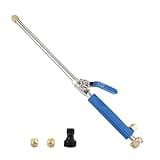 HUYCZ Jet Nozzle Pressure Washer Hose Attachment - Power Washer Wand for Garden, Gutter, Window, and Car Cleaning (Blue)