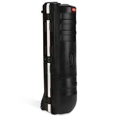 SKB Staff ATA Hard Shell Plastic Golf Travel Case for Cart Bags with Wheels - Heavy-Duty Rolling Club and Driver Carrier for Airline Transport, Impact-Resistant with TSA Locking Latches