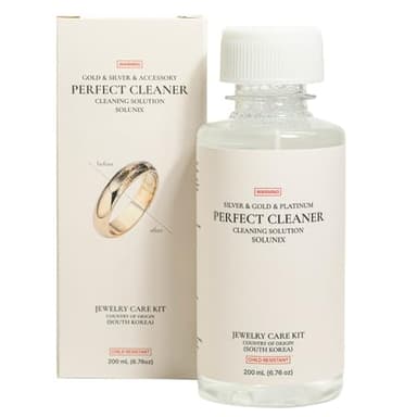 Solunix Perfect Jewelry Cleaner Kit – Removes Tarnish from Gold, Silver & Platinum