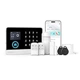 Home Security System - Alarm 8-Piece Kit Compatible with Alexa,Tuey and Smart Life (No Contract)