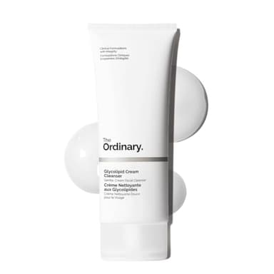 The Ordinary Glycolipid Cream Cleanser, Gentle Makeup Removal with Plant-Derived Glycolipid Agents, 5.1 Fl Oz