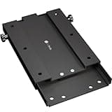 Life Finds Quick Release Mounting Bracket Kit Designed for Trolling Motors, Aluminum Plates, Stainless Steel Hardware, Black, LF-TMQR1