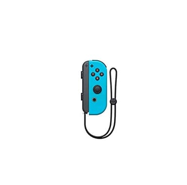 Genuine Nintendo Switch Joy Con Wireless Controller Neon Blue (Right) (Renewed)