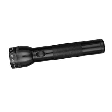 MagLite 2-Cell D Incandescent Flashlight – Water-Resistant, Adjustable Beam, High-Intensity Xenon Bulb – Black