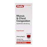 Rugby Mucus & Chest Congestion Guaifenesin 200 mg Expectorant Cherry Flavored Cough Syrup - 4 Fl Oz