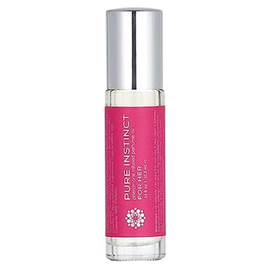 Pure Instinct Roll-On - The Original Pheromone Infused Essential Oil Perfume Cologne - TSA Ready (For Her - Women)