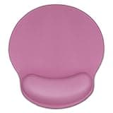 WAVEYU Ergonomic Mouse Pad with Wrist Support, Office Mousepad with Wrist Rest, Computer Gaming Mouse Pad for Laptop, Pain Relief Mouse Mat with Non-Slip Rubber Base, 9''x 10'', Purplish Red
