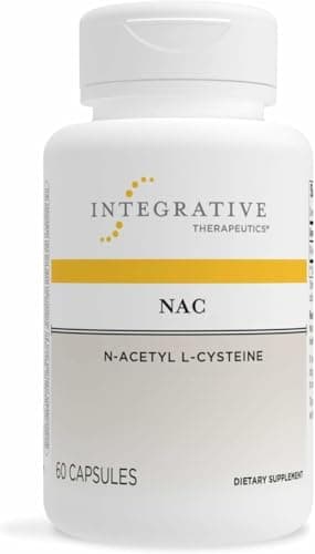 Integrative Therapeutics NAC - Antioxidant Support Supplement for Respiratory & Lung Function* - Gluten-Free & Dairy-Free - 60 Capsules (60 Servings)