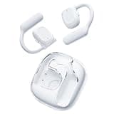 occiam Open Ear Earbuds Bluetooth 5.4 Wireless Headphones 120Hrs Playback Sport Earbuds with Earhooks, Clear Call Air Conduction Headset with Mic Sweatproof Earphones for Running Workout,White