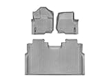WeatherTech Custom Fit FloorLiners for Ford F-150-1st & 2nd Row (46697-1-4), Grey