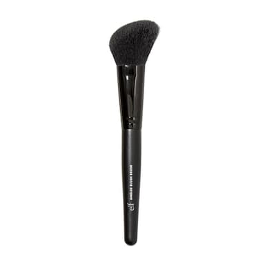 e.l.f. Angled Blush Brush, Face Makeup Brush For A Sculpted Look, Great For Cream, Liquid Or Powder Blush, Bronzers & more, Vegan & Cruelty-Free