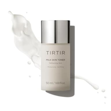 TIRTIR Milk Skin Rice Toner | Deep Moisturizing, Hydrating Toner for face, Niacinamide, Ceramide, Rice Bran Extract, Nature-Oriented Ingredients for Korean Skin Care, Vegan, 1.69 Fl Oz