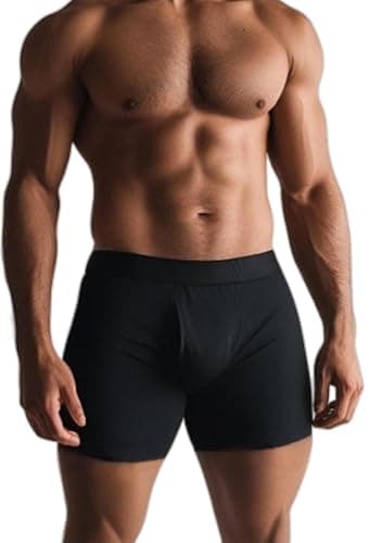 Proteck'd Men's Faraday Silver Lined Emf Proof Boxers Faraday Underwear (US, Alpha, Large, Regular, Regular)