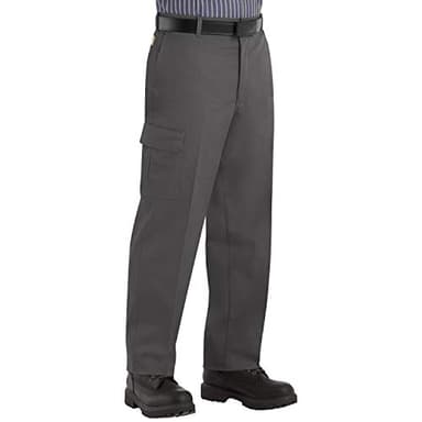 Red Kap mens Industrial Cargo work utility pants, Charcoal, 32W x 32L US