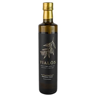 Yialós Extra Virgin Olive Oil – Greek Single Estate, 2025 NYIOOC Winner | 100% Koroneiki, Small Batch, Cold Pressed, High Polyphenols | 500 mL