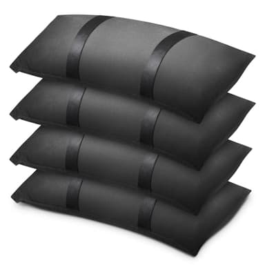 200 LBS Umbrella Base Weights Sandbags, 4 Packs Sand Bags for Weight, Weatherproof Fillable Heavy Duty Weight Sandbag for Outdoor Furniture Backyard Umbrella Garden Trampoline Poolside Accessories