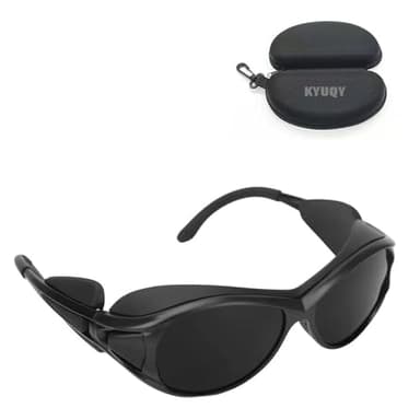Professional Red Light Therapy Goggles, Infrared & LED Red/Blue Light Protection