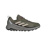 adidas Men's Terrex Anylander Hiking Sneaker, Olive Strata/Wonder Beige/Black, 12