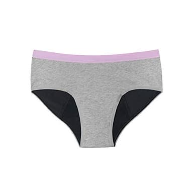 Thinx BTWN) Teen Period Underwear - Brief Panties Grey 13/14 - Super Absorbency