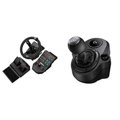 Logitech G Farm Simulator Heavy Equipment Bundle (2nd Generation) | Steering Wheel, Pedals, Vehicle Side Panel