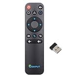 BOXPUT BPR1S Plus Air Mouse Remote Control 2.4G RF Remote BT Voice Remote Control with IR Learning 6-axis Gyro USB Receiver for Android TV Box TV Stick Smart Set Top Box Smart Projector