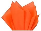 A1 Bakery Supplies Orange Bulk Tissue Paper 15 Inch x 20 Inch - 100 Sheets Premium Tissue Paper Made in USA