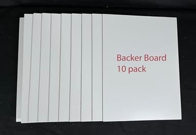 8"x10" MDF Mosaic Backer Board White Melamine Coated (3-Pack or 10-Pack) (10)