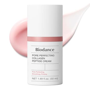 BIODANCE Pore Perfecting Collagen Peptide Cream, Hydrating, Plumping, Pore Care, Firming Facial Moisturizer, Korean Skin Care | 1.69 fl. oz.