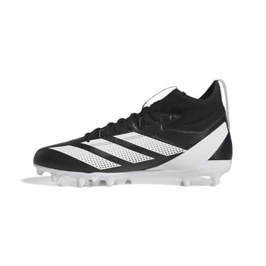 Adidas Men's Adizero Impact.2 American Football, Black/White/Black, 13